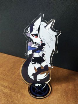 акриловый стенд helluva boss луна купить anime acrylic stand loona