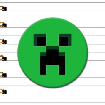 Значок Крипер Minecraft ZG-000-1-1 фото