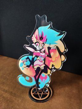 акриловый стенд helluva boss квин би купить anime acrylic stand queen bee