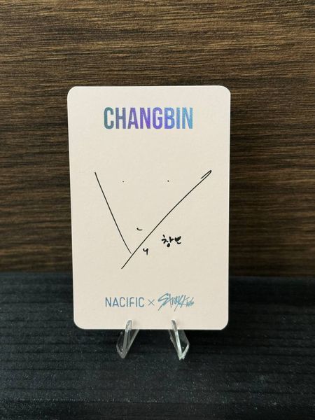 Фотокартка Changbin (Stray Kids Nacific) kpop photocard, купити Україна