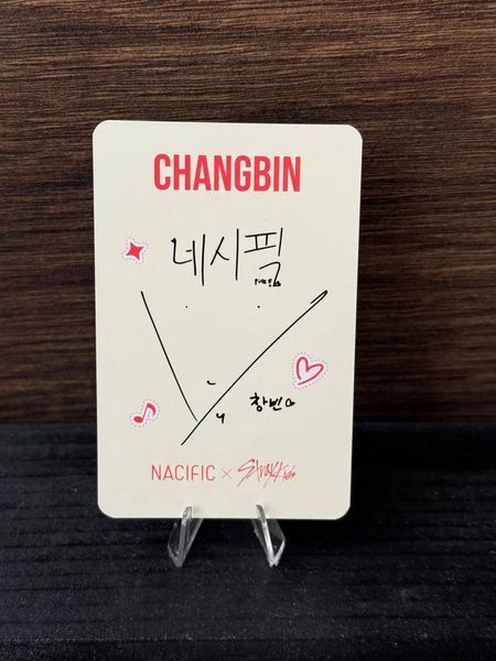 Фотокарточка Changbin (Stray Kids Nacific) kpop photocard, купить Украина