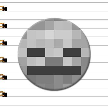 Значок Скелет Minecraft ZG-000-1-4 фото