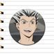 Значок Котаро Бокуто з аніме Волейбол (Haikyuu), аніме значок Україна