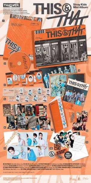 K-pop альбом Stray Kids THIS & THAT THAT Ver. Standard