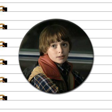 Значок Вілл Байєрс з серіалу Stranger Things (Дивні дива), купити значок Україна