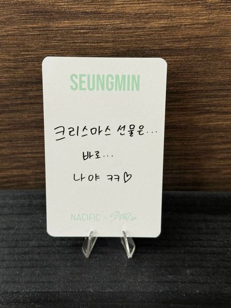 Фотокарточка Seungmin (Stray Kids Nacific) kpop photocard, купить Украина