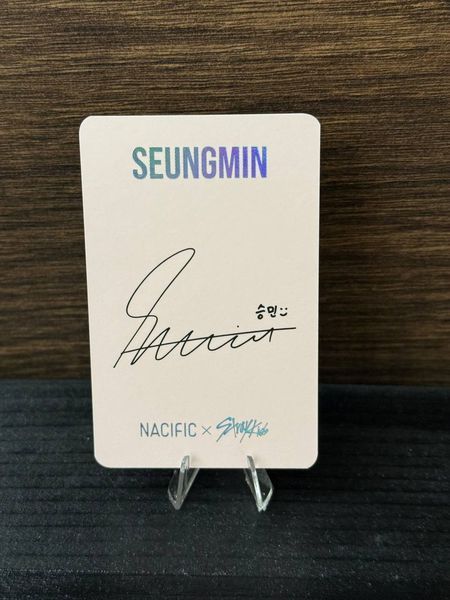 Фотокартка Seungmin (Stray Kids Nacific) kpop photocard, купити Україна