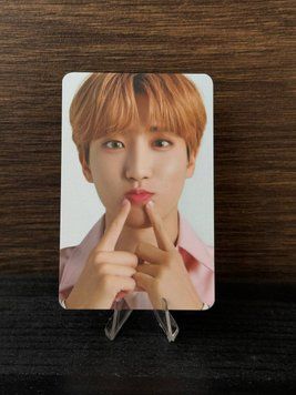 Двостороння фотокартка Han Jisung (Stray Kids Nacific) kpop photocard, купити Україна