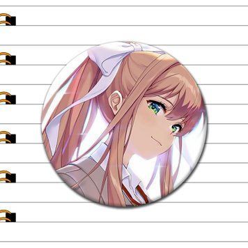 Значок Моника Doki Doki Literature Club ZG-000-4 фото