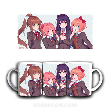 кружка doki doki literature club купити чашка ddlc