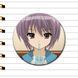 Значок Юкі Нагато з аніме Меланхолія Харухі Судзумії (Haruhi Suzumiya), аніме значок Україна