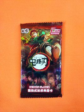 аниме карточки demon slayer random pack набор карт в пакете