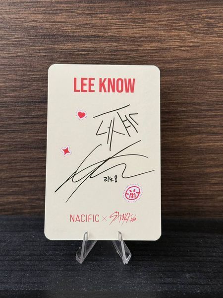 Фотокарточка Lee Know (Stray Kids Nacific) kpop photocard, купить Украина