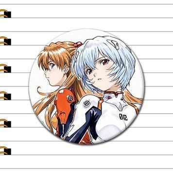 Значок Рей Аянамі з аніме Євангеліон (Evangelion), аніме значок Україна