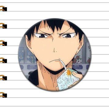 Значок Тобіо Кагеяма з аніме Волейбол (Haikyuu), аніме значок Україна